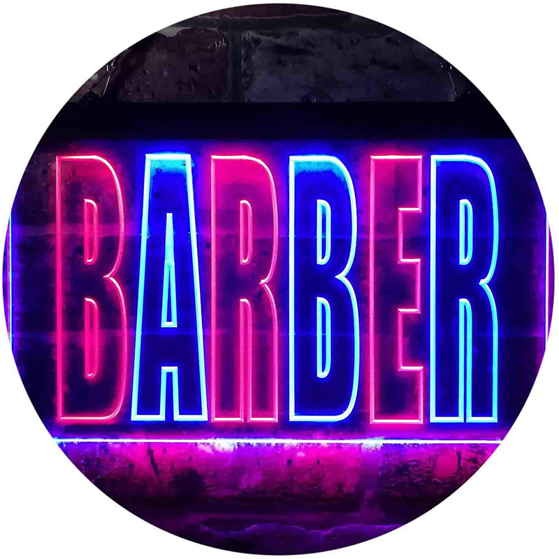 Barber LED Light Sign - LED Gift Works