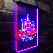 Happy Hour LED Light Sign - LED Gift Works
