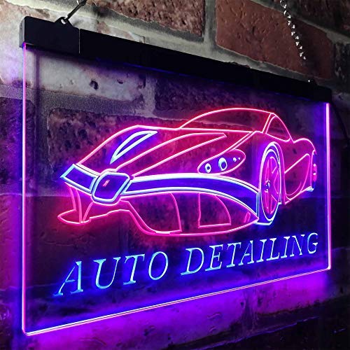 Body Shop Auto Detailing LED Light Sign - LED Gift Works