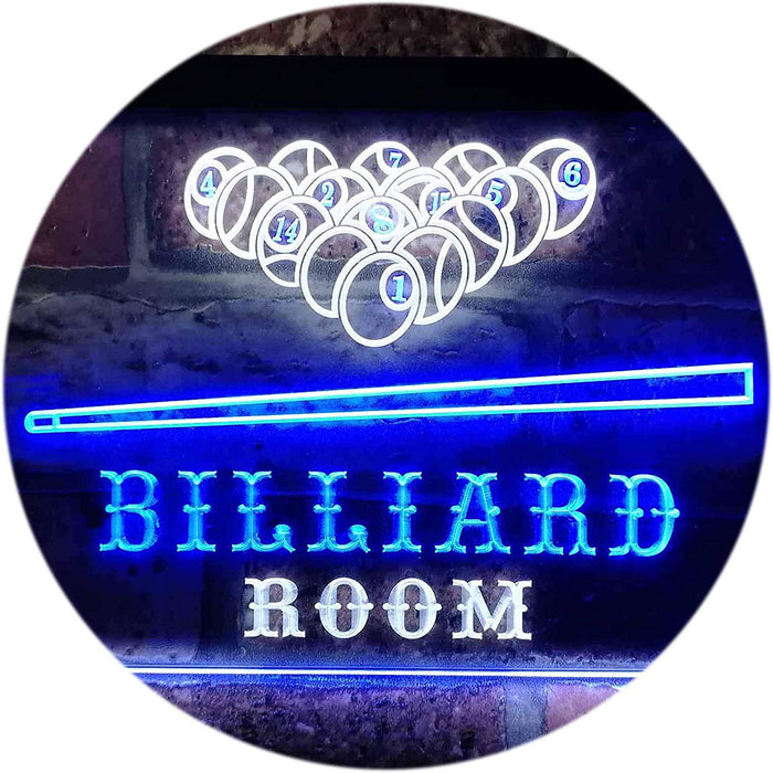 Pool Billiard Room LED Light Sign - Way Up Gifts