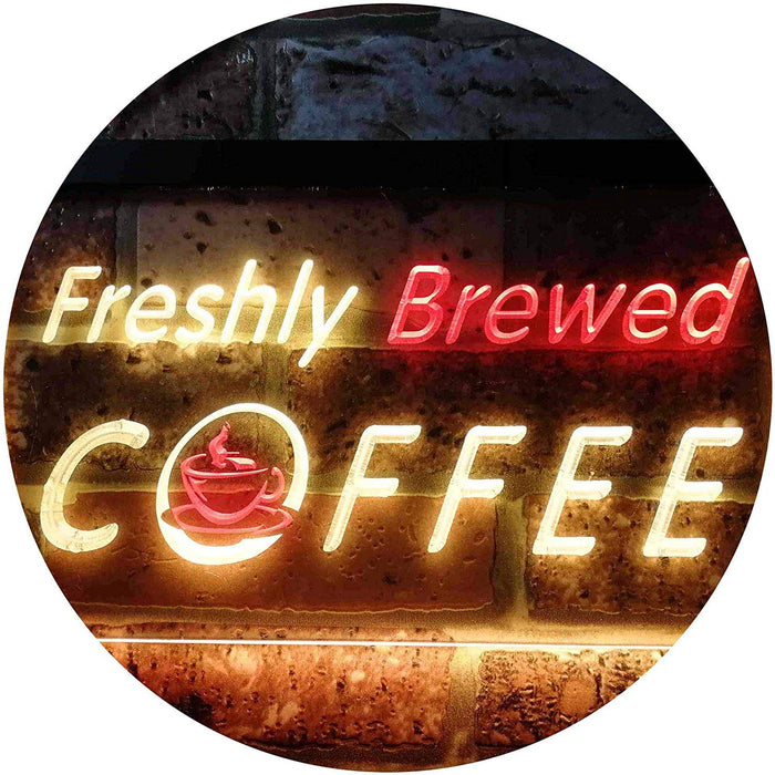 Freshly Brewed Coffee LED Light Sign - Way Up Gifts