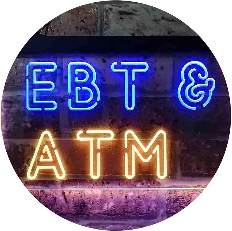 EBT & ATM LED Light Sign - LED Gift Works