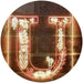 Family Name Letter U Monogram Initial LED Light Sign - Way Up Gifts