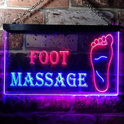 Foot Massage LED Light Sign - LED Gift Works