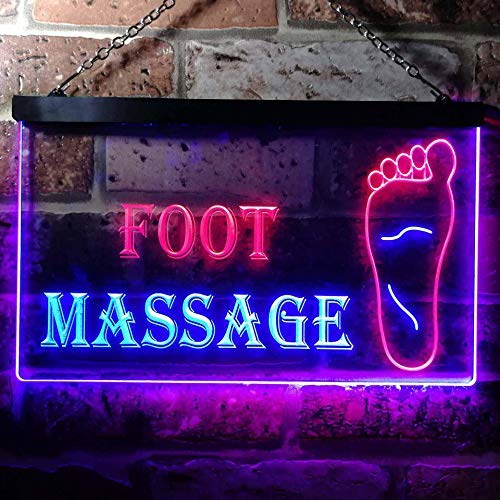 Foot Massage LED Light Sign - LED Gift Works