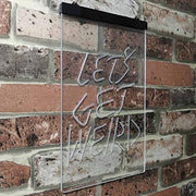 Let's Get Weird LED Light Sign - LED Gift Works