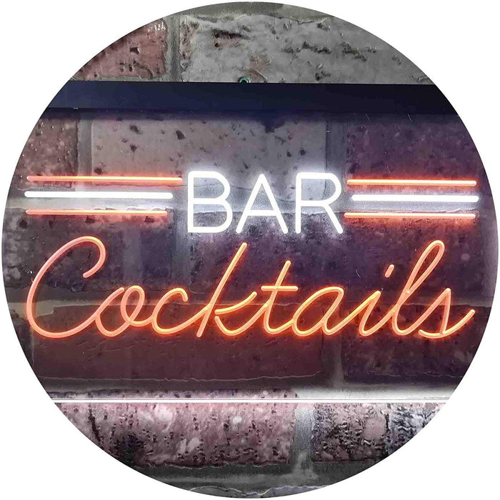Bar Cocktails LED Light Sign - Way Up Gifts
