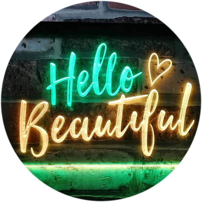 Hello Beautiful LED Light Sign - Way Up Gifts