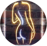 Lady Back Sexy Girls Man Cave LED Light Sign - LED Gift Works