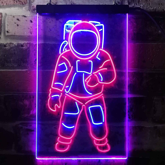 Kids Room Decor Astronaut LED Light Sign - Way Up Gifts