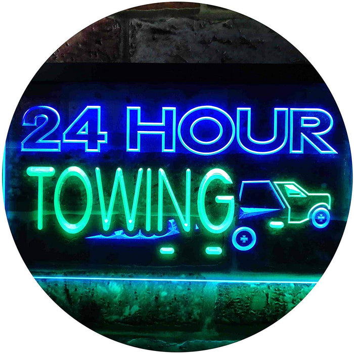 24 Hour Towing LED Light Sign - Way Up Gifts