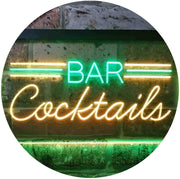 Bar Cocktails LED Light Sign - LED Gift Works