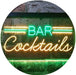 Bar Cocktails LED Light Sign - Way Up Gifts