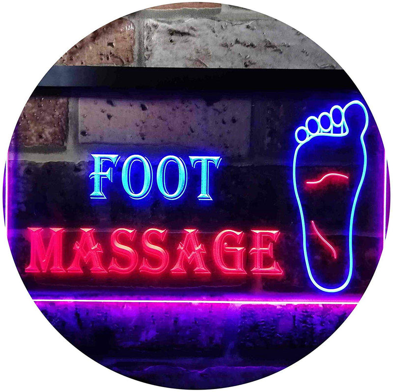 Foot Massage LED Light Sign - LED Gift Works