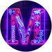 Family Name Letter M Initial Monogram LED Light Sign - Way Up Gifts
