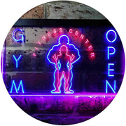 Fitness Center Open Gym LED Light Sign - LED Gift Works