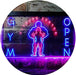 Fitness Center Open Gym LED Light Sign - Way Up Gifts