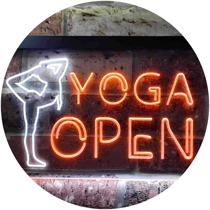 Open Yoga LED Light Sign - Way Up Gifts