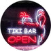 Parrot Tiki Bar Open LED Light Sign - Way Up Gifts
