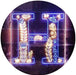 Family Name Letter H Monogram Initial LED Light Sign - Way Up Gifts