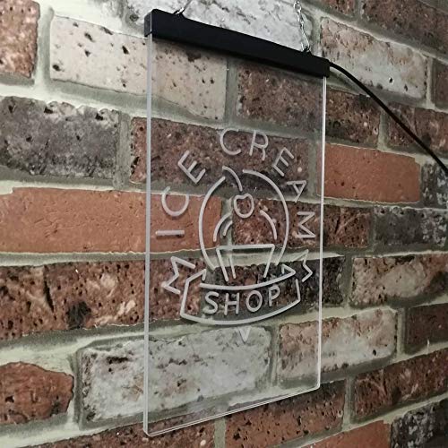 Ice Cream Shop LED Light Sign - LED Gift Works