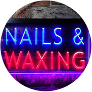 Beauty Salon Nails Waxing LED Light Sign - LED Gift Works