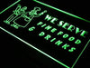 Fine Food Drinks LED Light Sign - Way Up Gifts