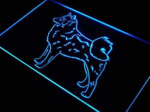 Finnish Spitz LED Light Sign - Way Up Gifts
