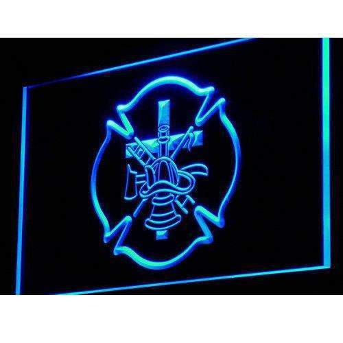 Firefighter Symbols LED Light Sign - Way Up Gifts