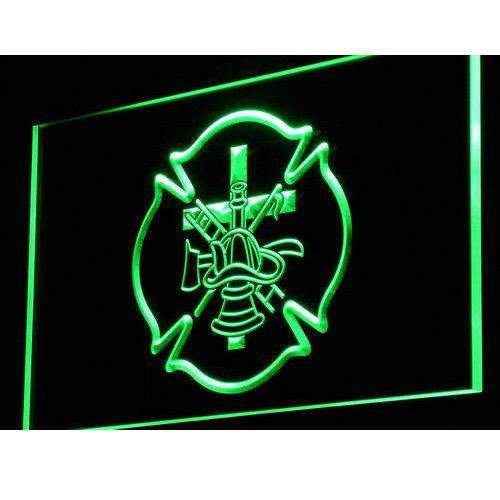 Firefighter Symbols LED Light Sign - Way Up Gifts