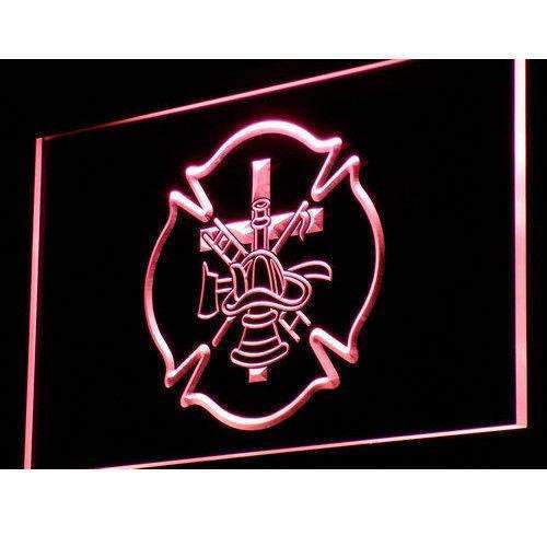 Firefighter Symbols LED Light Sign - Way Up Gifts