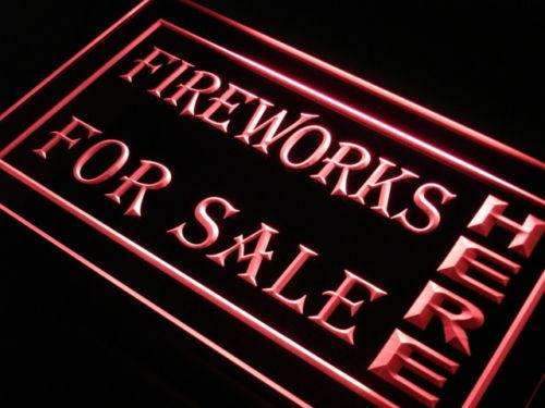 Fireworks For Sale LED Light Sign - LED Gift Works