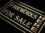 Fireworks For Sale LED Light Sign - LED Gift Works