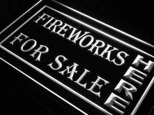 Fireworks For Sale LED Light Sign - LED Gift Works