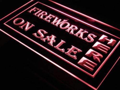 Fireworks On Sale LED Light Sign - LED Gift Works