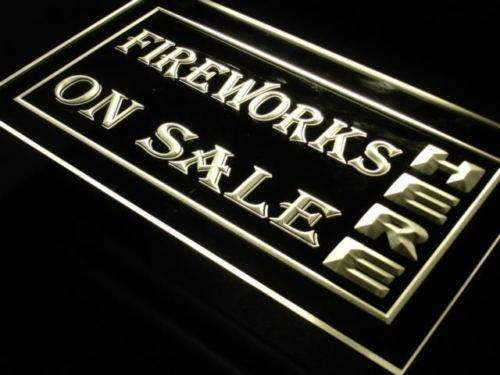 Fireworks On Sale LED Light Sign - LED Gift Works