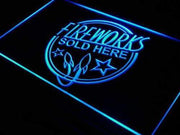 Fireworks Sold Here LED Light Sign - LED Gift Works