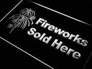 Fireworks Sold Here Store LED Light Sign - LED Gift Works