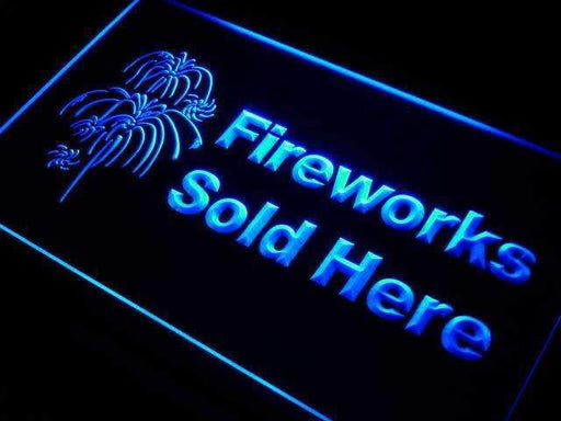Fireworks Sold Here Store LED Light Sign - Way Up Gifts