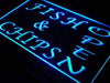 Fish and Chips Open LED Light Sign - Way Up Gifts