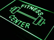 Fitness Center Barbell LED Light Sign - LED Gift Works