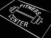 Fitness Center Barbell LED Light Sign - LED Gift Works