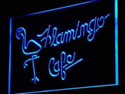 Flamingo Cafe LED Light Sign - LED Gift Works