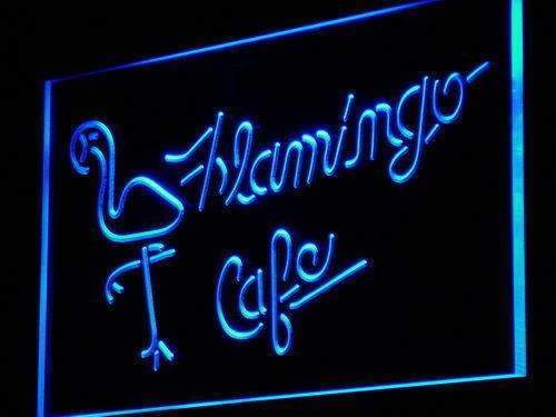 Flamingo Cafe LED Light Sign - LED Gift Works