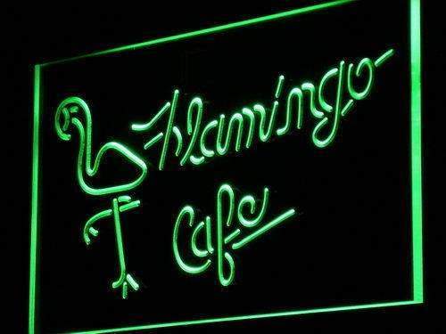 Flamingo Cafe LED Light Sign - LED Gift Works