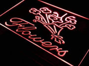 Florist Shop Flowers LED Light Sign - LED Gift Works