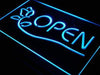 Flower Decor Open LED Light Sign - Way Up Gifts