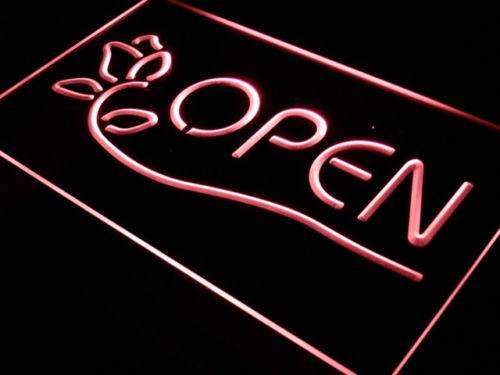 Flower Decor Open LED Light Sign - Way Up Gifts