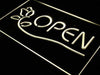 Flower Decor Open LED Light Sign - Way Up Gifts