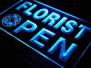 Flowers Florist Open LED Light Sign - LED Gift Works